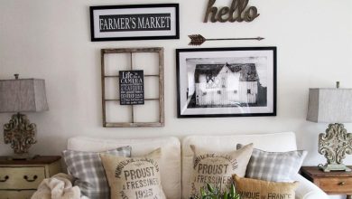 16 Unique Living Room Farmhouse Wall Decor Ideas