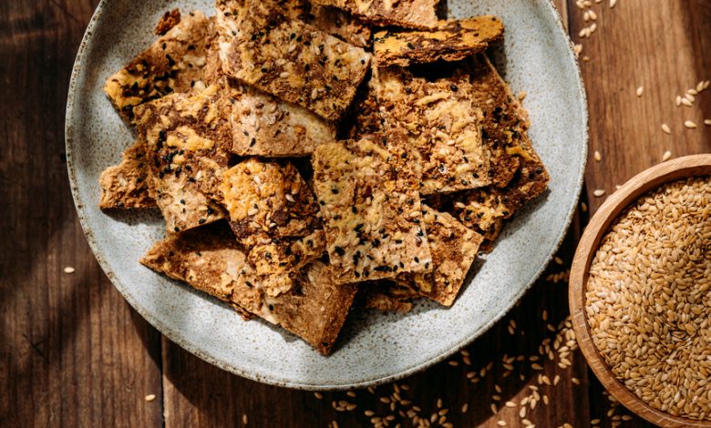 The 2-Ingredient Protein- and Fiber-Filled Cracker Recipe a Gut Health RD Makes for Microbial Balance