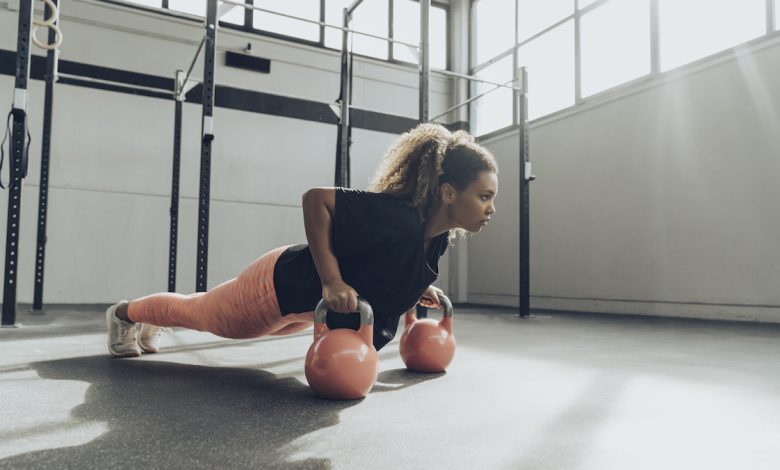 This Kettlebell Workout Will Fire Up Your Core—Without a Crunch in Sight