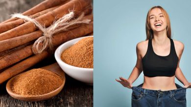 Women holding jeans and cinnamon