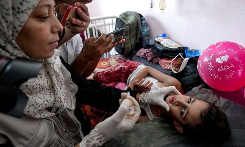 Over 50 children reportedly killed in Gaza as violence disrupts polio vaccination campaign