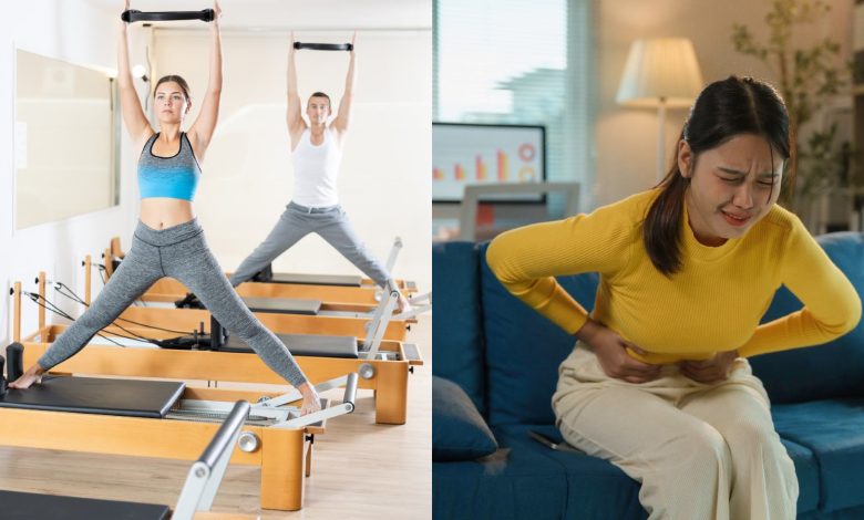 Pilates for menstrual cramps: 10 simple exercises to alleviate the discomfort