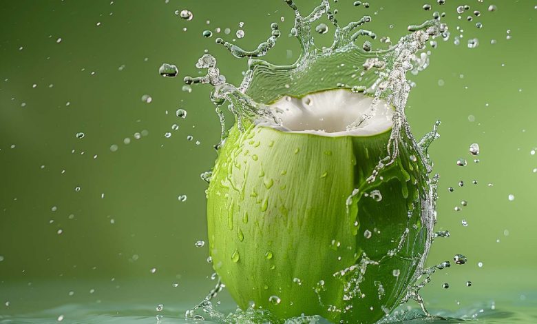 Coconut water before exercising