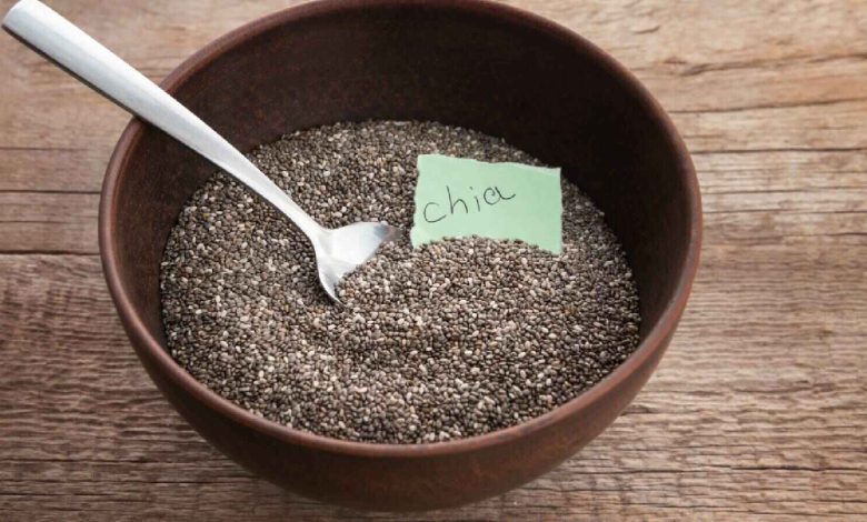 chia seeds in a bowl