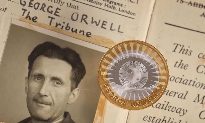 George Orwell to be honoured with new £2 coin by UK’s Royal Mint