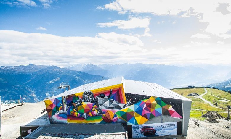 How one ski resort in Switzerland has become an unlikely canvas for the world’s street artists