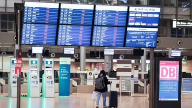 Most flights cancelled across Germany as major strike action begins at 13 airports