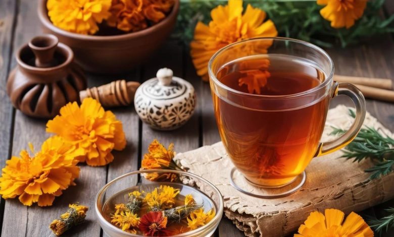 Marigold tea