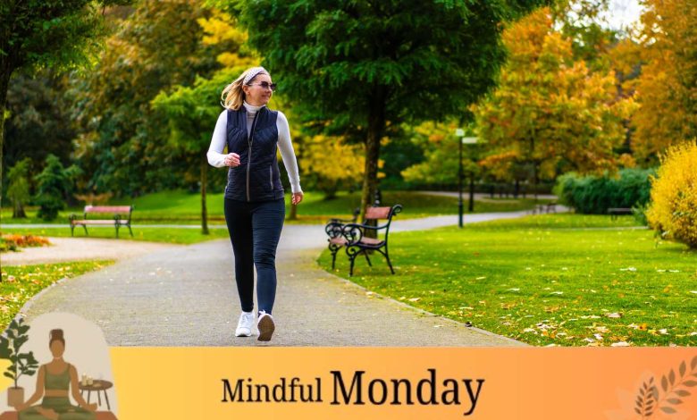 Try walking meditation to reduce stress and improve mood