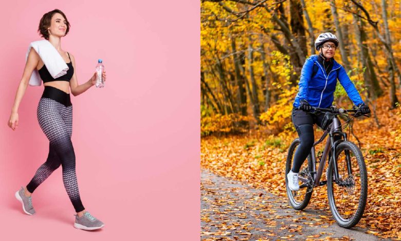 Cycling or walking: Which exercise reduces belly fat?