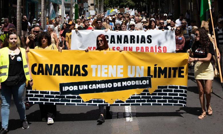 Canary Islands are experiencing ‘record-breaking’ tourist numbers despite resident protests
