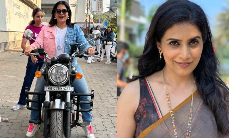 Sonali Kulkarni calls biking ‘liberating’, says it’s great for her mind and body