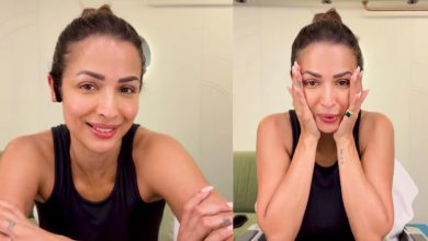 Malaika Arora shares her unique hack to reduce a puffy face, and it doesn’t involve ice!