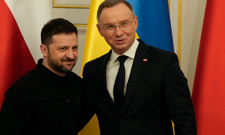Ukraine's Zelenskyy awards Order of Freedom to Polish President Andrzej Duda