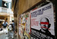 'We don't need Bezos': Venice activists prepare to protest against tech billionaire's wedding