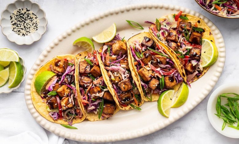 Asian Tofu Tacos