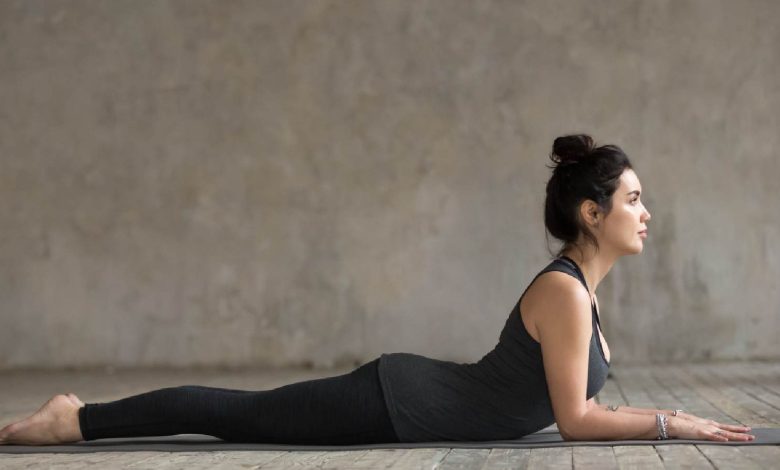 Baby cobra yoga pose is a gentle, effective way to strengthen lower back