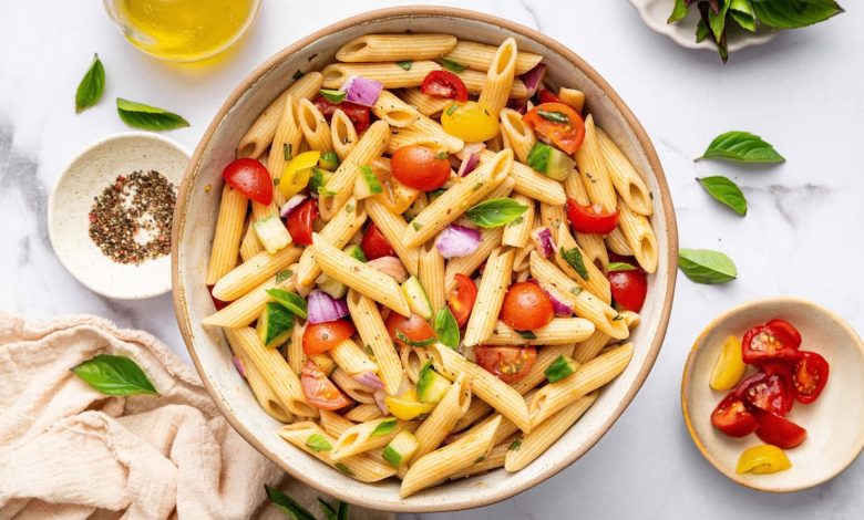 My Favorite Healthy Pasta Salad for Summer