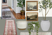 hallway decor mood board