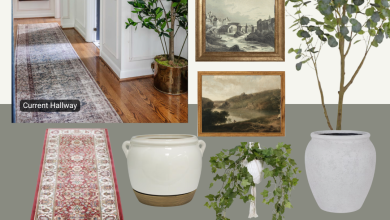 hallway decor mood board
