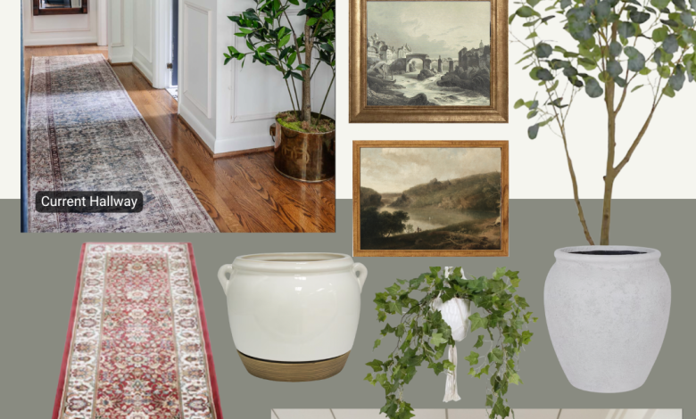 hallway decor mood board