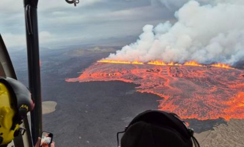 Tourists evacuated after Iceland’s Reykjanes Peninsula hit by 12th eruption in four years