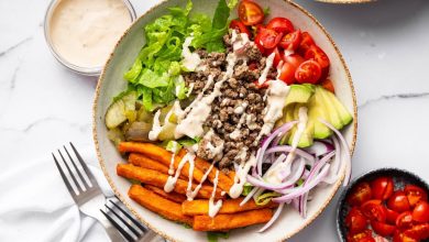 Burger Bowls with Big Mac Sauce