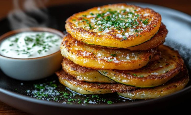This high-protein pancake with creamy avocado dip makes for a healthy breakfast recipe!