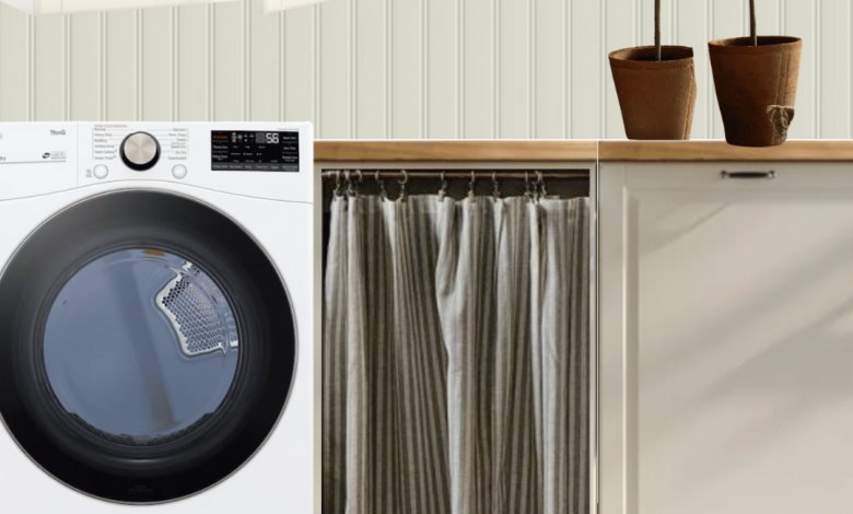 classic vintage nancy meyers laundry room design plan