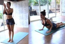 Malaika Arora shows how to perform Surya Namaskar for core strength and inner calm